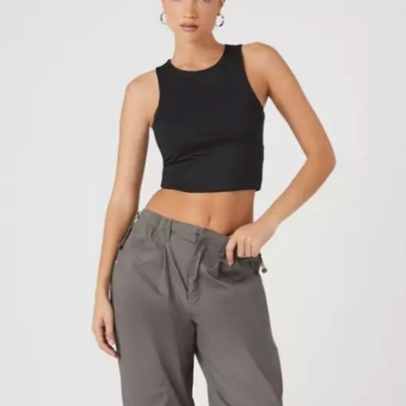 Forever 21 Sculpt Shape Cropped Tank Top – Size Small (NWT) - Picture 2 of 9